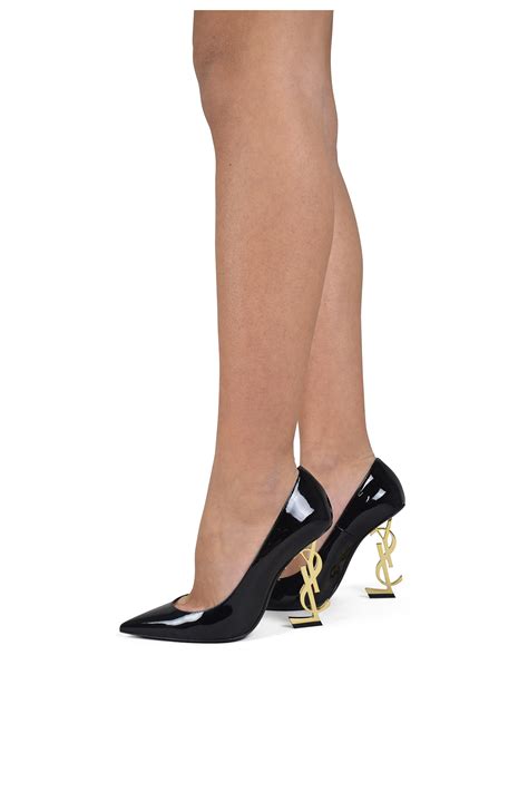 ysl open toe heels.